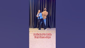 Chanda mere chanda |Easy dance steps for dedicated to bride #dance #bridedance #coupledance #shorts