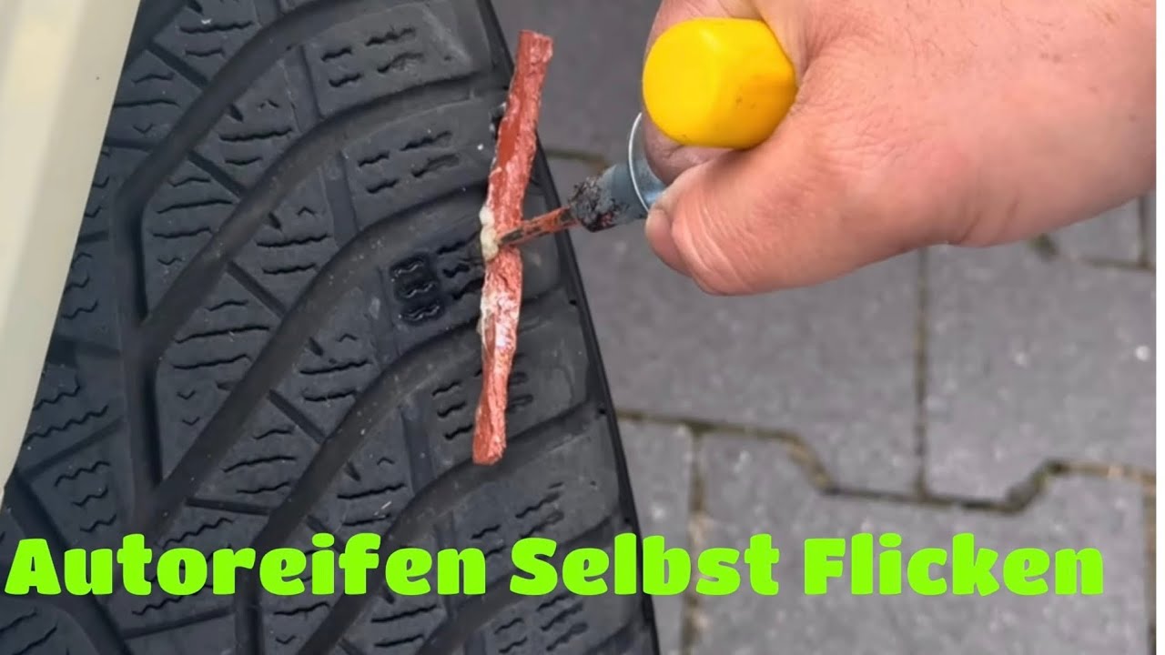 V Reifen Flicken