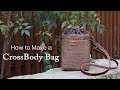 DIY CrossBody Bag I 가볍고 실용적인 조리개 크로스백 만들기 I drawstring bag