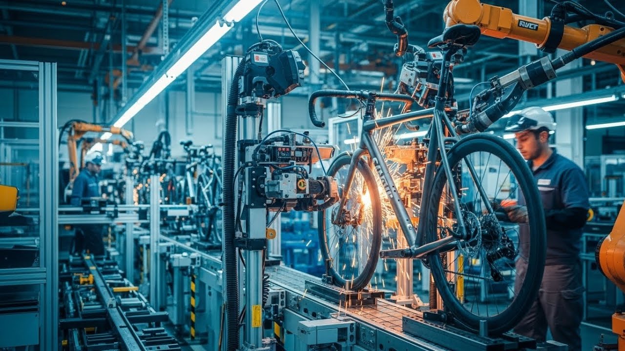 Inside a Bicycle Factory 🚲 | How Modern Bicycles Are Made (Step-by-Step)