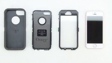 How To Install The Otterbox Defender Series Case On The iPhone SE!