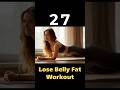 Lose Belly Fat Workout