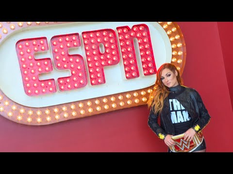 Go behind the scenes with Becky Lynch at ESPN