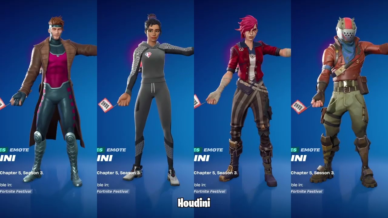 Fortnite Icon Series Emotes & Dances (All Chapters)