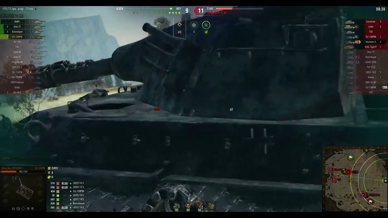 Trận đánh hơi ngu tý thua, con su 130 ẩn giấu tốt thật