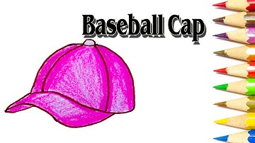 How to Draw a Baseball Cap Easy for Tutorials - SLD