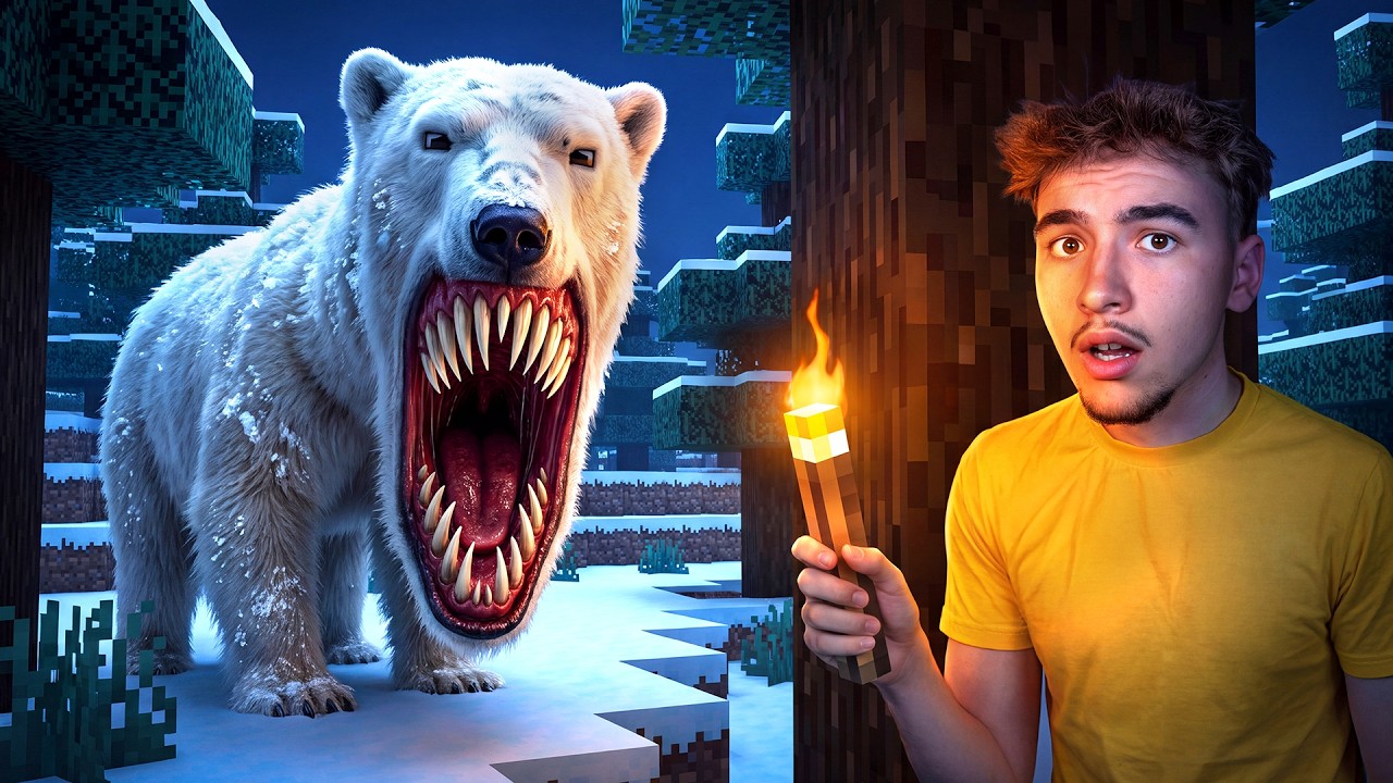 Un OURS BIZARRE me suit partout sur Minecraft...