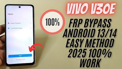 Vivo V30e FRP Bypass Android 14/15 | No PC | 100% Working Trick