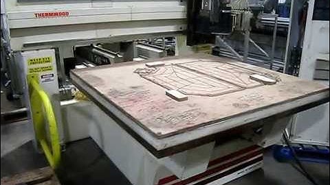THERMWOOD MODEL C-40 3-AXIS CNC ROUTER
