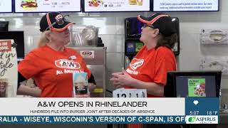 New A W restaurant opens in Rhinelander