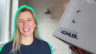 Install The Sleek Polished Chrome Kohler Forte Showerhead