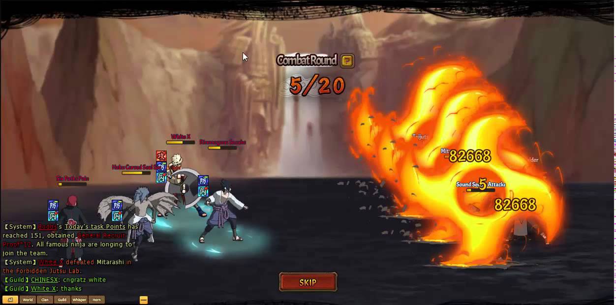 Unlimited Ninja/Ninja Classic Forbidden Jutsu lab Anko - YouTube