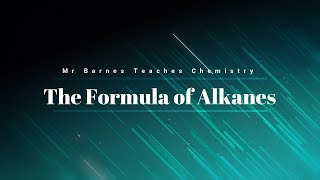 GCSE 1-9: How to draw Alkanes