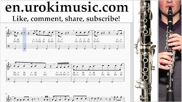 How to Play Clarinet Reik ft. Ozuna, Wisin - Me Niego Tabs um-a352