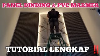 BEDROOMS MAKE THEM LUXURIOUS ‼️ Install Wall Panels and PVC Marble Ceiling Models