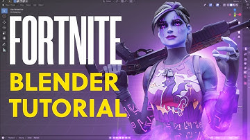 How to Make 3D Fortnite Renders in Blender 3D (Full Tutorial for Beginners)
