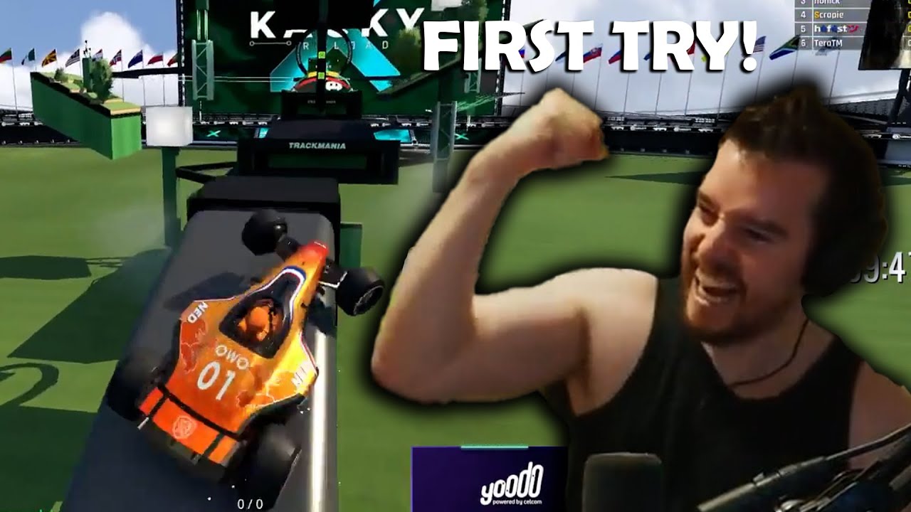 When you finish a Kacky map in your FIRST try