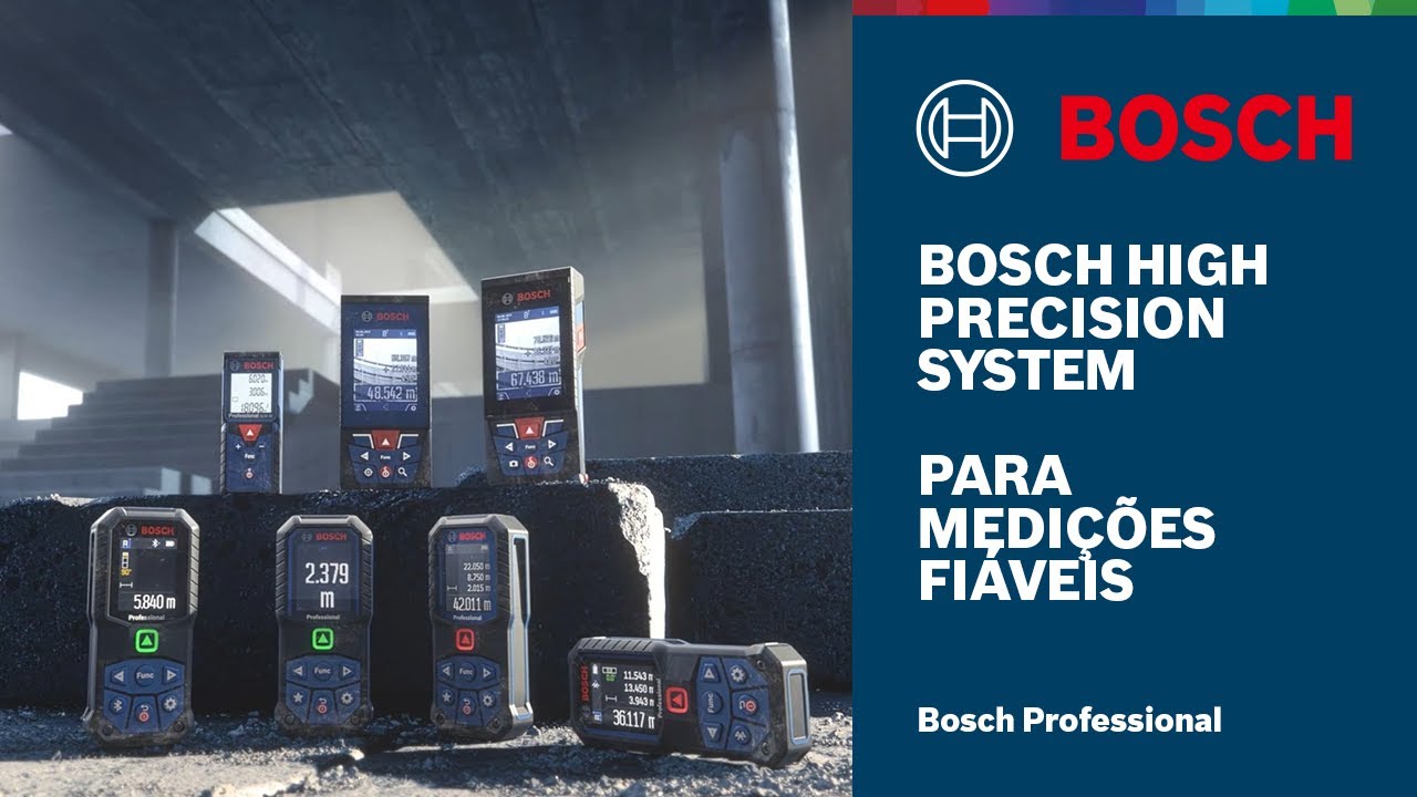 Medições fiáveis com o Bosch High Precision System