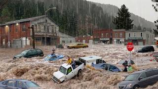 West Virginia struck by major flooding! Roads turn into rivers! Homes, Cars submerged in Clarksburg!