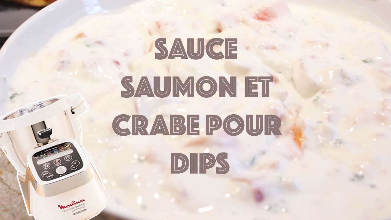 Recettes Companion  — Dips apéro au saumon et au crabe