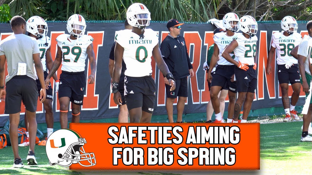 Safeties James Williams & Avantae Williams in Spring Practice Drills