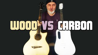 CARBON FIBER vs WOOD -  Guitar Comparison!