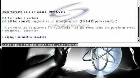 Video-Aula básica para conexão no CyberScript.