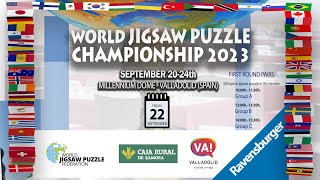 WORLD JIGSAW PUZZLE CHAMPIONSHIP 2023 - 22 SEPTEMBER  IN THE MORNING