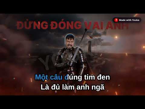 KARAOKE "ĐỪNG ĐÓNG VAI ANH" - Bản Chính Thức || PHD MUSIC - Beat Chuẩn