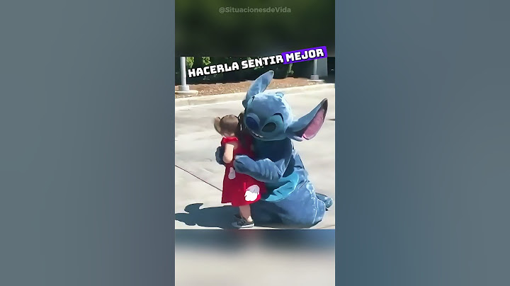 ¡Se cayó frente a Stitch y su reacción fue increíble! 🥺✨