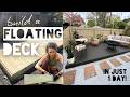 I built a FLOATING DECK with NO SAW, NO PERMITS, NO DIGGING | how to build a deck ground level Mp3 Song