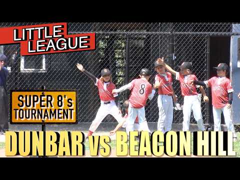 Recap - ⚾️Beacon Hill face Dunbar in Super 8's tournament 🏆 hosted by Beacon Hill at Hollywood Park.
