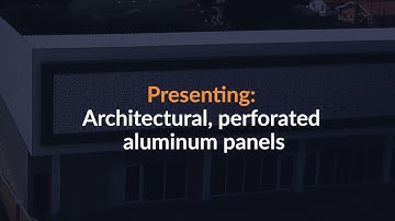 Architectural, Perforated Aluminum Panels - Mexim Aruba