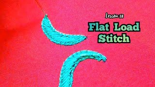 Aari Work Tutorial 38 | Flat Load Stitch with Basic Shapes