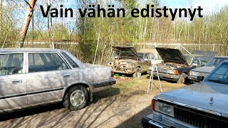 Hieman edistyy purkuhommat. Nissanin peltilaaduissa on eroja