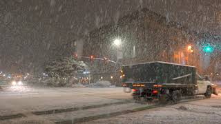 First Snow 2020 in Bellevue / Seattle Washington (4K UHD HDR) | Part 2