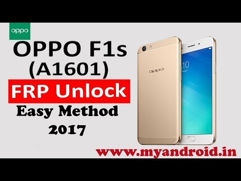 How to FRP Bypass From Oppo F1s A1601