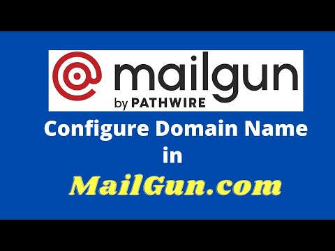 Configure Domain Name in MailGun SMTP Provider