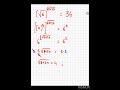 Equazione esponenziale: esercizio svolto #maths #eserciziosvolto #esponenziali