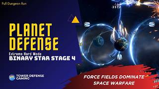 Alien Attacks vs Force Field Tech | Stage 4 Planet Defense HARD MODE Perfect Run screenshot 1