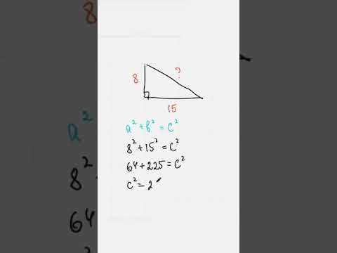 Видео: В правоъгълен триъгълник r е равно на?