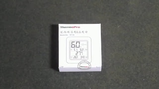 ThermoPro湿度計 デジタル温湿度計 室内温度計 最高最低温湿度表示 TP50
