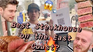 🥩 Eating at the BEST Rated STEAKHOUSE On the Eastern Shore‼️Theo’s Steakhouse 🔥 Cambridge, MD