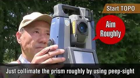 SOKKIA iX TOPO Workflow Auto Tracking Model