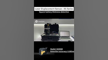 Square Battery Thickness Detection with SG5080 Laser Displacement Sensor | SinceVision