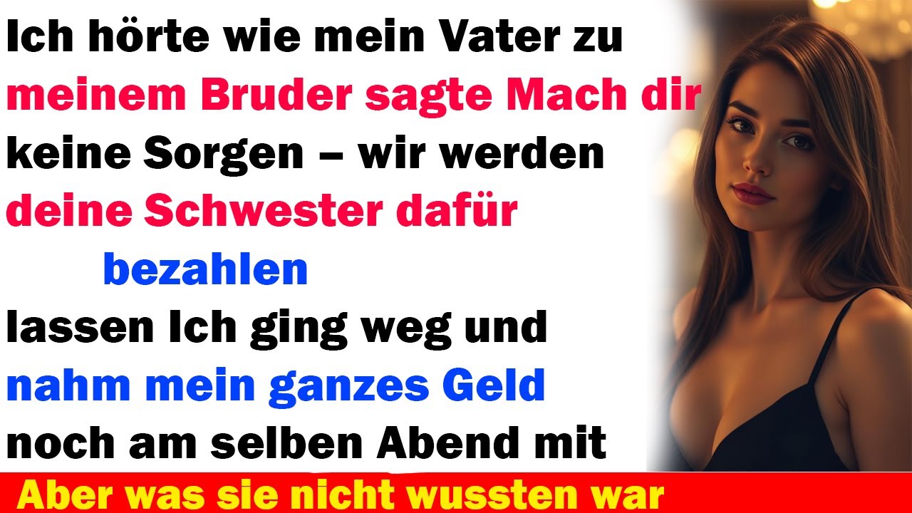 Meine Eltern sagten: ‚Deine Schwester zahlt alles‘ – also holte ich jeden Cent zurück
