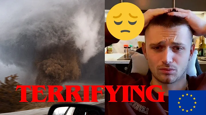 Shocked European Reacts to Tornado / Storm Chaser Rescuing Family! 🌪️