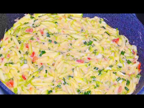 ТАКОЙ ЗАВТРАК ГОТОВЛЮ 3 РАЗА В НЕДЕЛЮ! Все смешал и на СКОВОРОДУ! Вкуснее, чем пицца!