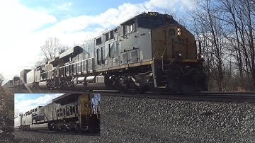 HIGH SPEED - CSX ES44AH #970 K5HL Fast Doppler & YN2 AC4400CW #335 - Intermodal I008 - Madison Ohio