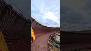 Would you ride a rollercoaster that has no track?! 🎢  #short #viral #insta360